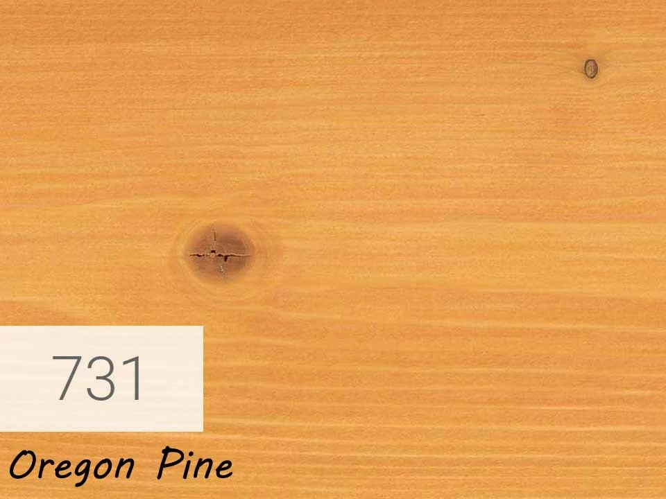 <p>Holzschutz-Öl-Lasur</p>

<p>731 Oregon Pine  á 0,75 Liter</p>
