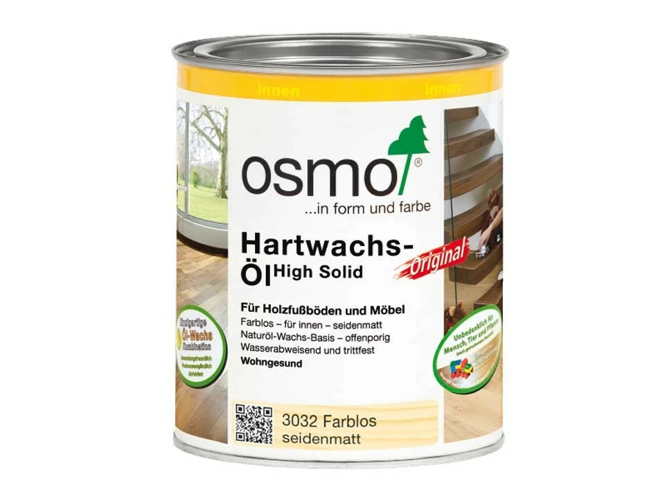 <p>Osmo Hartwachs-Öl</p>

<p>Seidenmatt 0,75 Liter</p>

