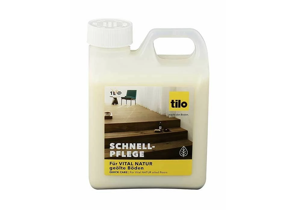 <p>Tilo Schnell-Pflege 1 L</p>

<p>für natur geölte Böden</p>

