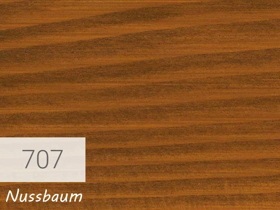 <p>Holzschutz-Öl-Lasur</p>

<p>707 Nussbaum á 0,75 Liter</p>
