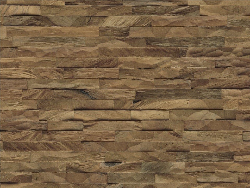<p><strong>Holzpaneel Indo</strong></p><p>The Great Teak Line Diamond</p><p>Root Naturel 15x61 cm</p>