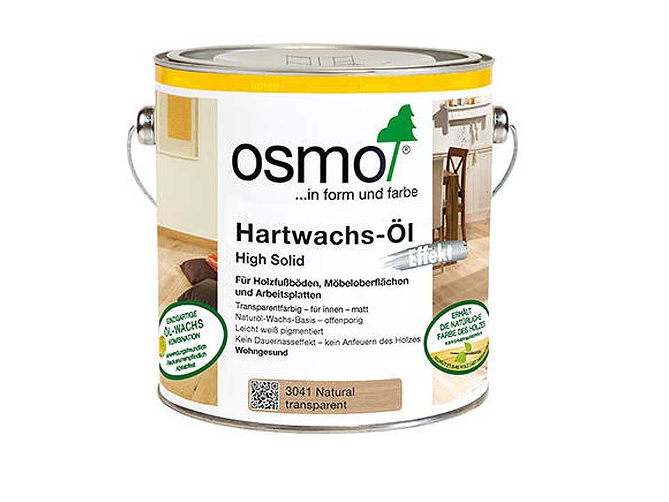 <p>Osmo Hartwachs-Öl</p>

<p>Natural 3041, 0,75 Liter</p>
